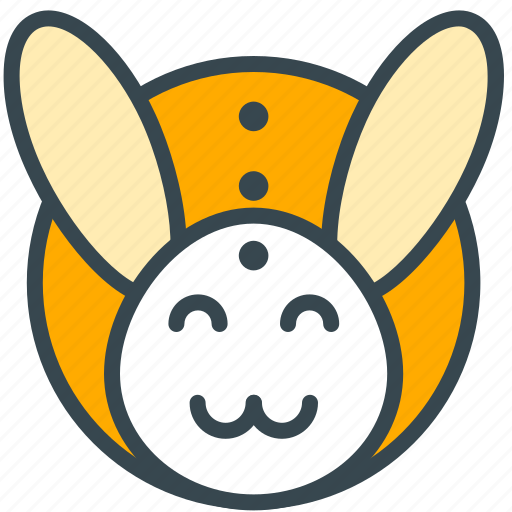 Bunny, animal, celebration, easter, happy, rabbit icon - Download on Iconfinder