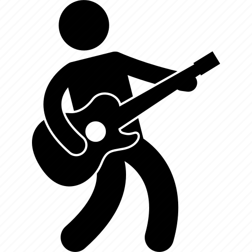Celebration, guitar, man, people, person, playing, rockstar icon - Download on Iconfinder