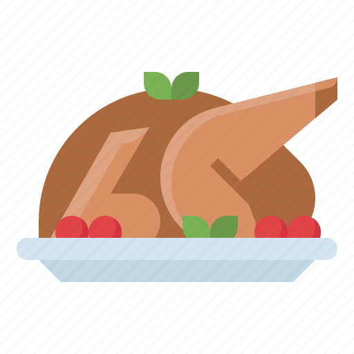 Celebaration, chicken, food, roast, turkey icon - Download on Iconfinder
