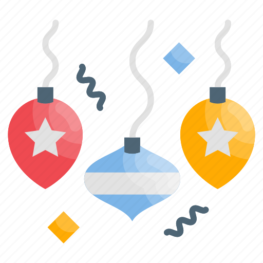 Balloons, birthday celebrations, decorations, party, three balloons icon - Download on Iconfinder