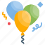 balloons, celebration, olympics, colorful 