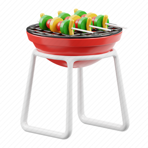 Barbeque, grill 3D illustration - Download on Iconfinder