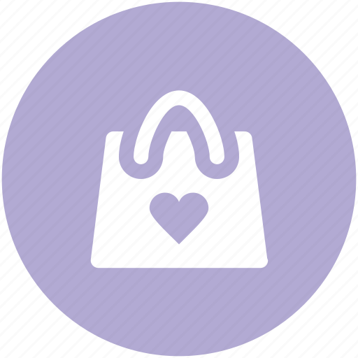 Heart bag, paper bag, shopper bag, shopping bag, supermarket bag, tote bag, valentine shopping icon - Download on Iconfinder