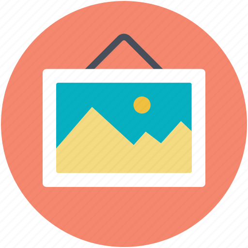 Hanging frame, landscape, photo frame, scenery, wall decoration icon - Download on Iconfinder