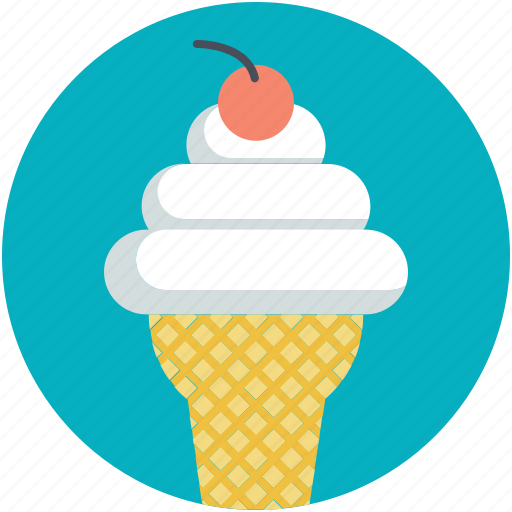 Cake cone, cone, cup cone, ice cone, ice cream icon - Download on Iconfinder