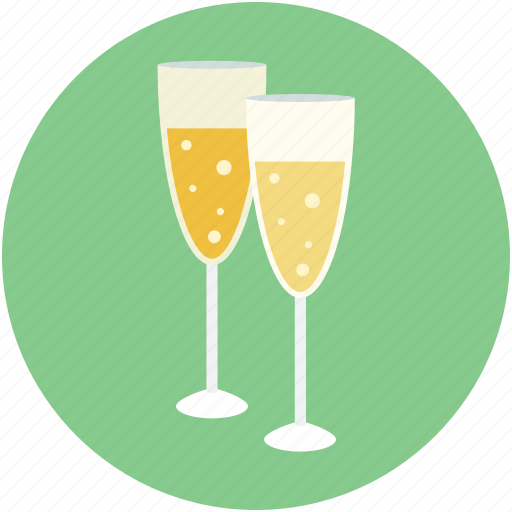 Alcohol glass, champagne glasses, drink, flute glass, glass icon - Download on Iconfinder