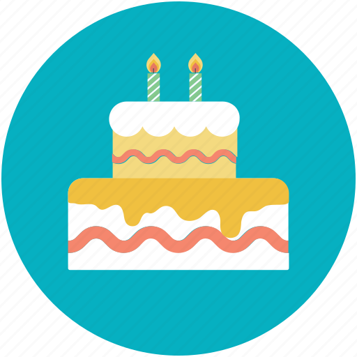Birthday cake, cake, cake with candles, celebration, christmas cake icon - Download on Iconfinder