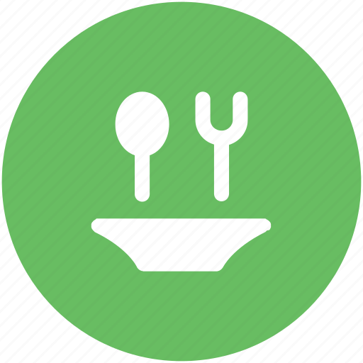 Cutlery, dining, flatware, fork, plate, restaurant, spoon icon - Download on Iconfinder