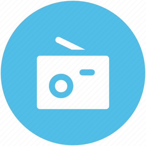 Old radio, radio, radio antenna, radio set, technology, transmission icon - Download on Iconfinder