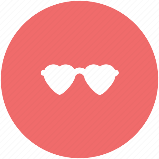 Eyeglass, glasses, heart glasses, shades, spectacles, sunglasses icon - Download on Iconfinder