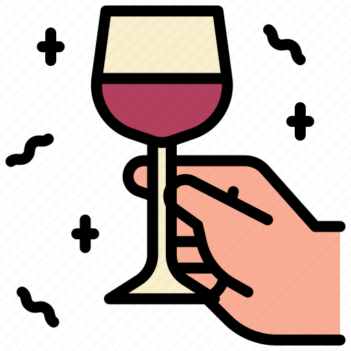 Wine, toast, party, celebration, cheers icon - Download on Iconfinder
