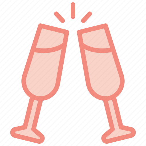 Champagne, celebration, cheers, glass, toast icon - Download on Iconfinder