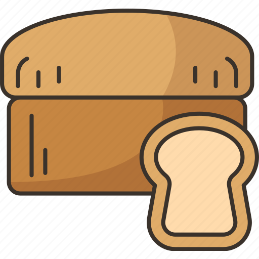Bread, loaf, pastry, wheat, breakfast icon - Download on Iconfinder