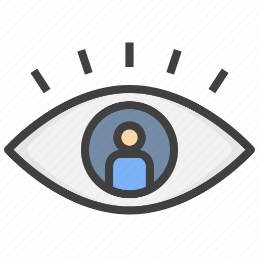 Eye, watch, influencer, focus, looking, hr, observe icon - Download on Iconfinder