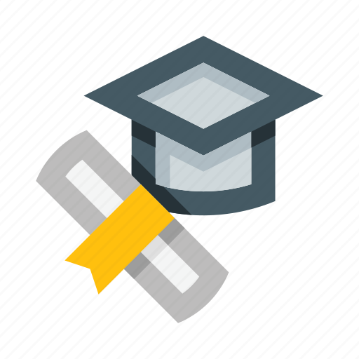 Certificate, diploma, scroll, graduate, patent, document, seal icon - Download on Iconfinder