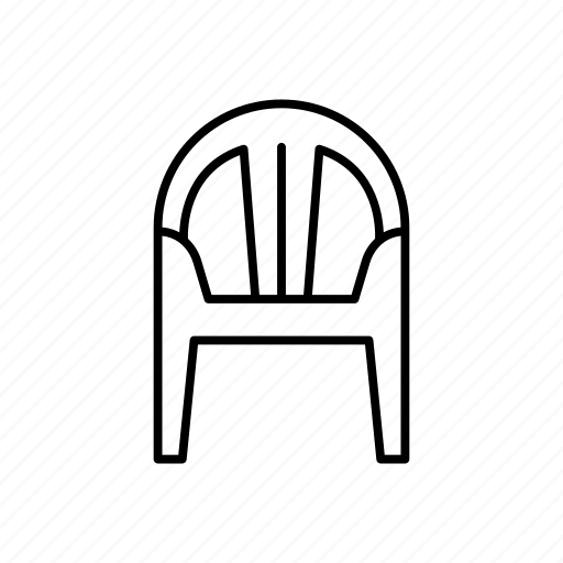 Furniture, seating, plastic, decorate, chair icon - Download on Iconfinder