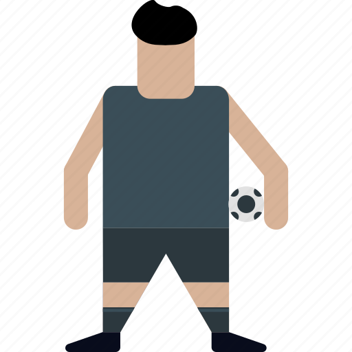 Football player, footballer, player, sportsman, sportsperson icon - Download on Iconfinder
