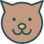 animal, avatar, cat, character, profile, smileface 