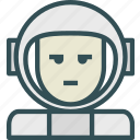 astronaut, avatar, character, cosmonaut, helmet, smileface, space
