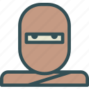 avatar, character, ninja, profile, smileface