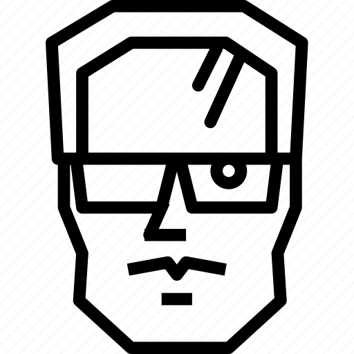 Avatar, character, profile, smileface, terminator icon - Download on Iconfinder