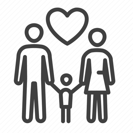 Child, love, boy, woman, heart, family, people icon - Download on Iconfinder