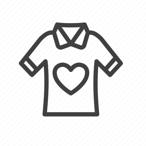 Clothing, donation, charity clothes, t-shirt, love, charity t shirt, volunteer t shirt icon - Download on Iconfinder