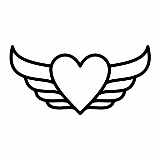 Wings, love, valentine, angel, feather, bird, freedom icon - Download on Iconfinder