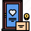 door, love, box, coin, money, charitable, organization, donation 