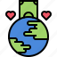 earth, planet, money, love, charitable, organization, donation 