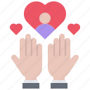 hand, love, charitable, organization, donation