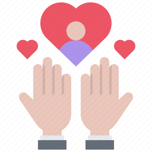 Hand, love, charitable, organization, donation icon - Download on Iconfinder