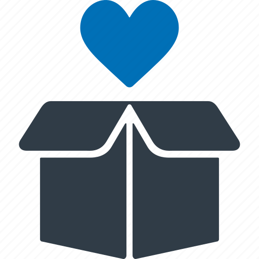 Charity, donation, money, package, care, heart icon - Download on Iconfinder