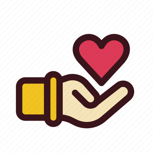 Donation, love, heart, hands, caring, support, kindness icon - Download on Iconfinder