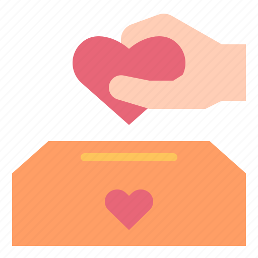 Donation, giving, fundraise, donate, charity, kindness, heart icon - Download on Iconfinder