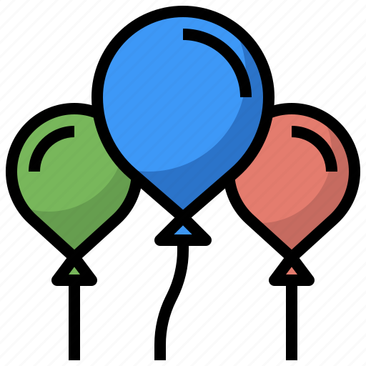 Balloon, birthday, bump, decoration, ornament, party, technology icon - Download on Iconfinder