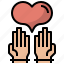 charity, gesture, give, hands, love, loving, shapes 