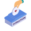 donations, charity, money, love, heart, relief, alms 