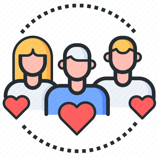 Volunteers, support, love, care icon - Download on Iconfinder