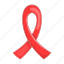 awareness, cartoon, charity, health, red, ribbon, sign 