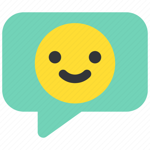 Chat, communication, emoji, mail, message, smile, social icon - Download on Iconfinder