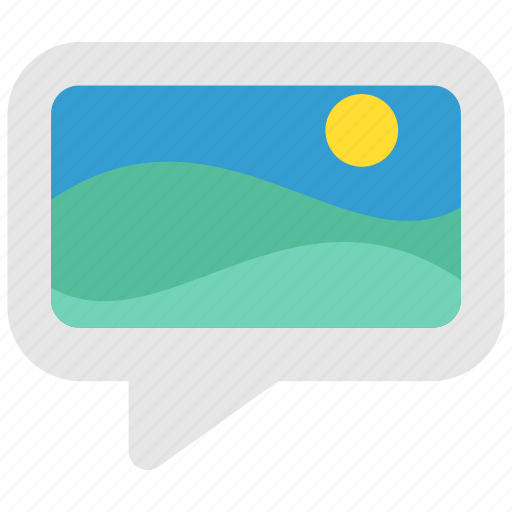 Chat, communication, file, media, message, photo, social icon - Download on Iconfinder