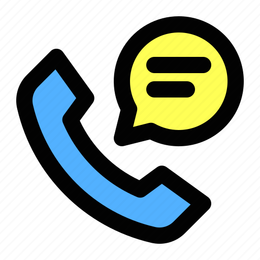 Chat, communication, call, bubble, phone icon - Download on Iconfinder