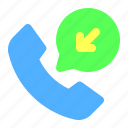chat, communication, call, incoming, phone
