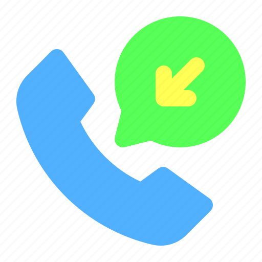 Chat, communication, call, incoming, phone icon - Download on Iconfinder