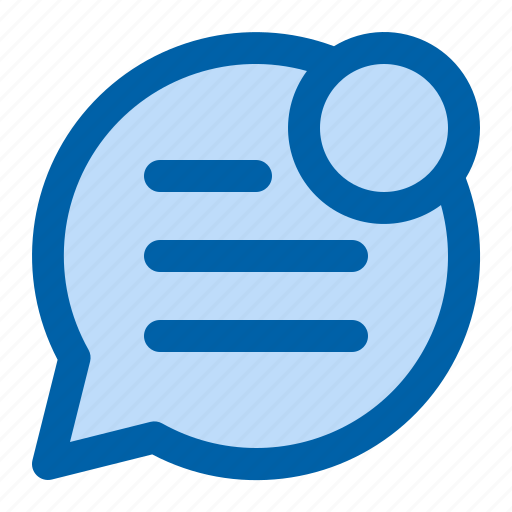 Chat, communication, bubble, speech, notification icon - Download on Iconfinder