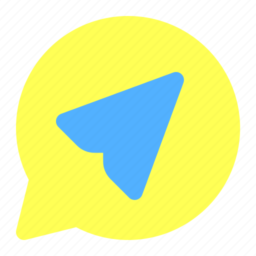 Chat, communication, send, share, plane icon - Download on Iconfinder