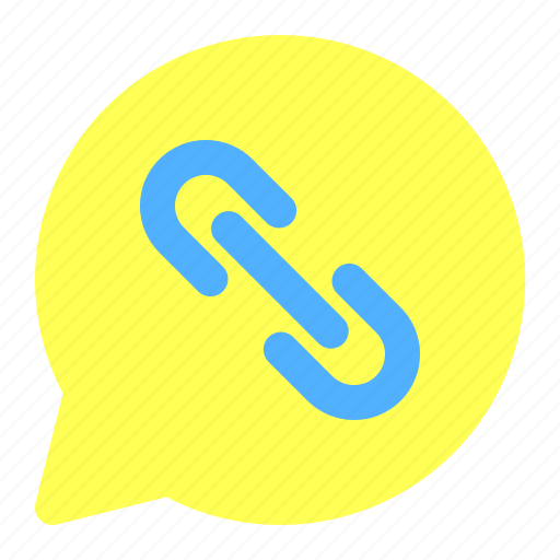 Chat, communication, share, bubble, link icon - Download on Iconfinder