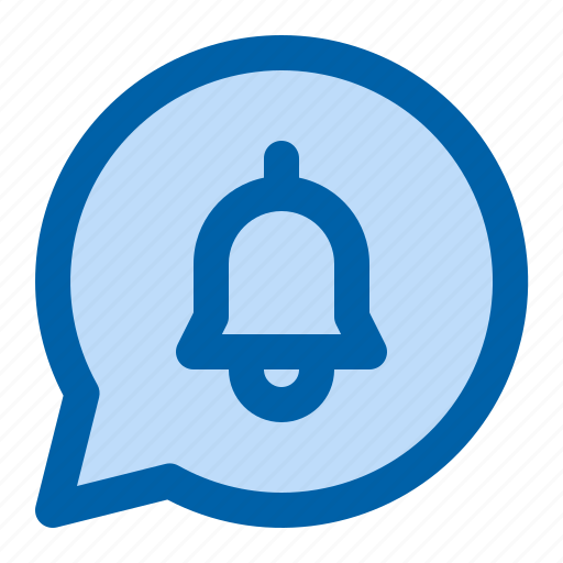 Chat, communication, bubble, notification, bell icon - Download on Iconfinder