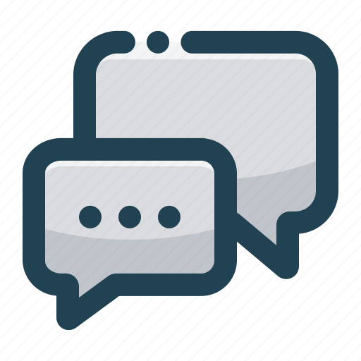 Square, conversation, communication, message, interaction icon - Download on Iconfinder